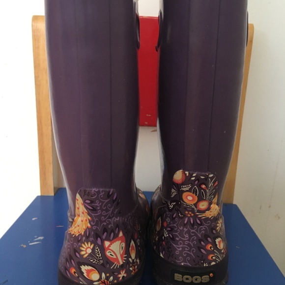 Bogs youth girl rain boots size 11 - Picture 5 of 9
